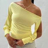 Cut Out Long Sleeve Crop Top